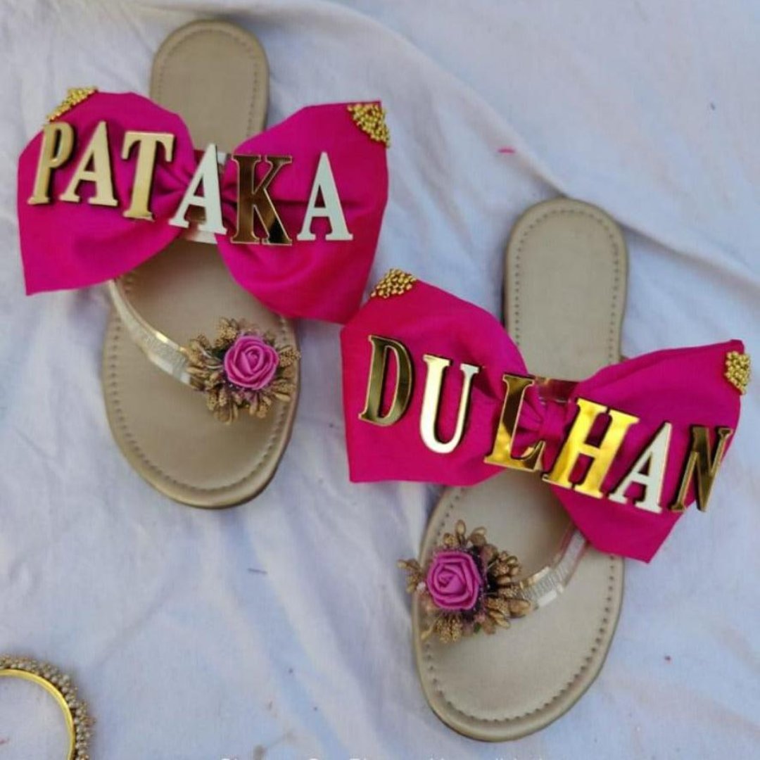 Dulhan slippers hot sale