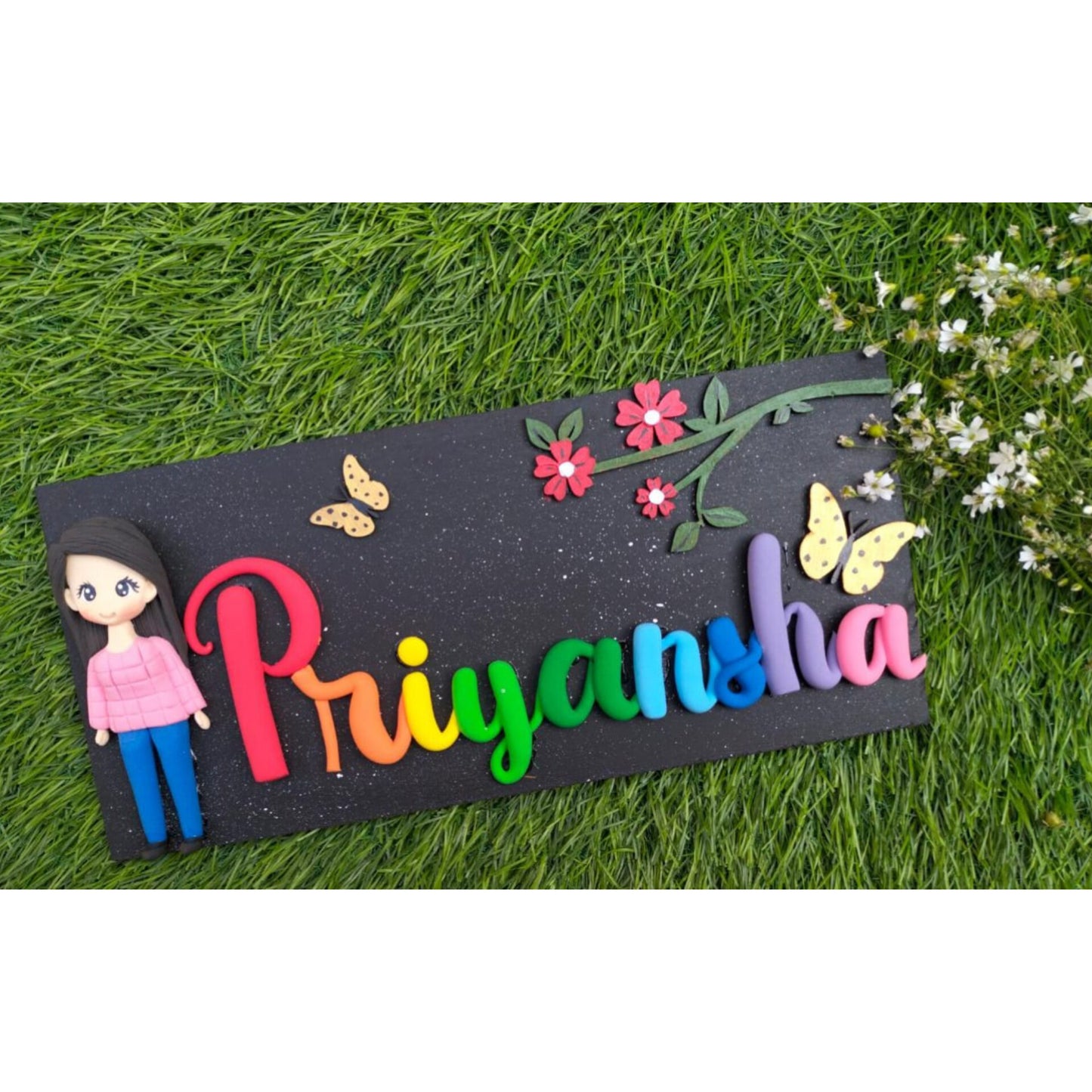 Customized Clay Nameplate For Kids