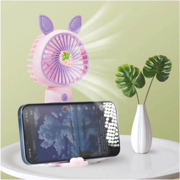 Cat Paws Shape Hand Fan With Stand