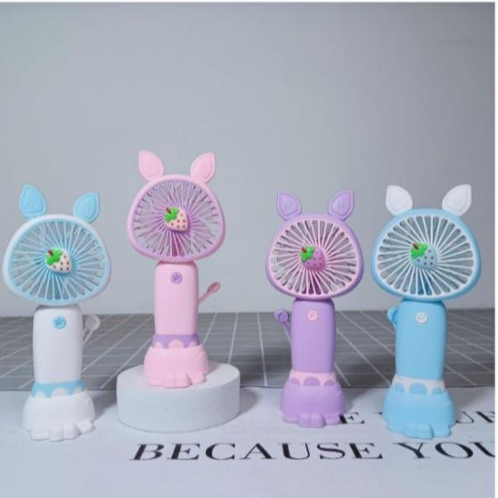 Cat Paws Shape Hand Fan With Stand