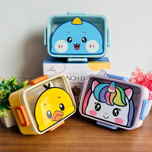 600 Ml Compact Size Insulated Steel Lunch Box