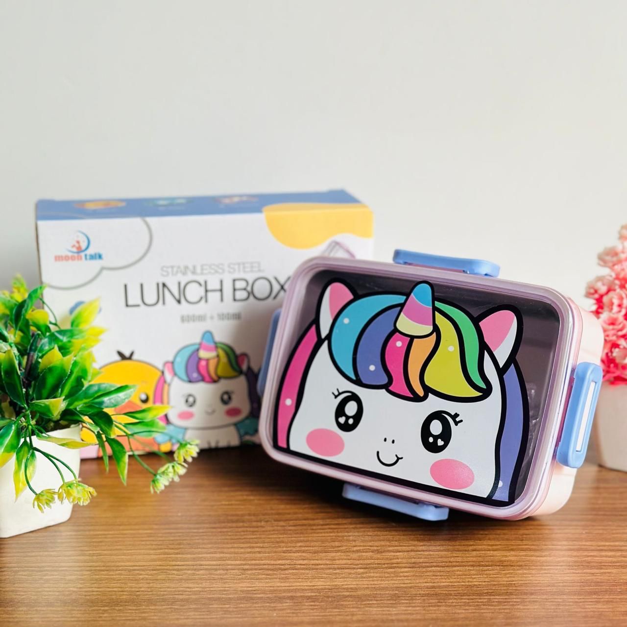 600 Ml Compact Size Insulated Steel Lunch Box