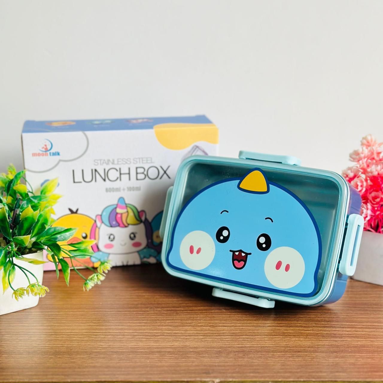 600 Ml Compact Size Insulated Steel Lunch Box