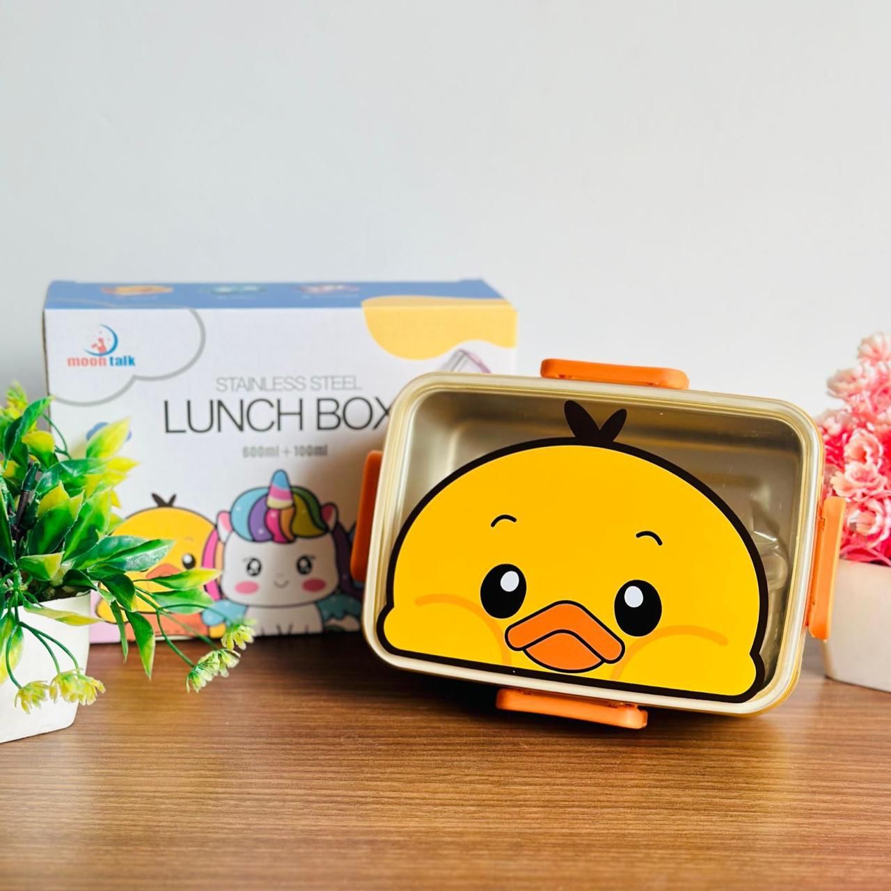 600 Ml Compact Size Insulated Steel Lunch Box