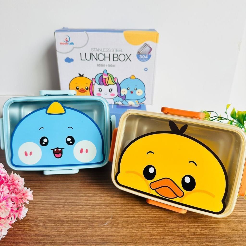 600 Ml Compact Size Insulated Steel Lunch Box