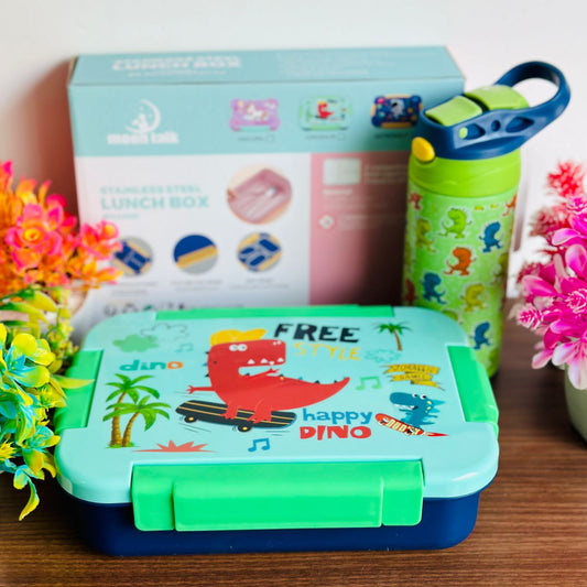 Dino-Themed Lunch Box & Bottle Hamper