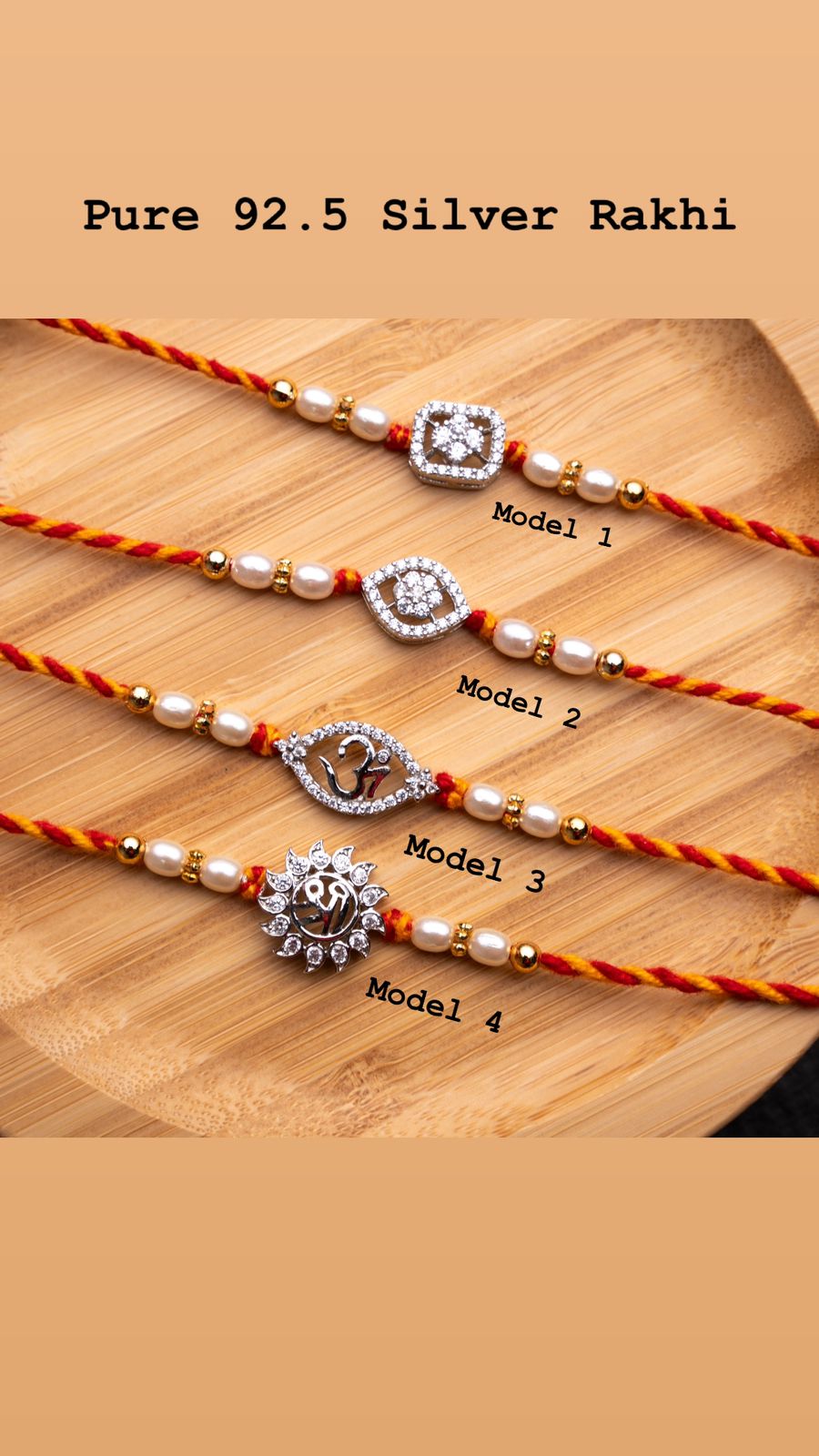 Pure Silver Rakhi