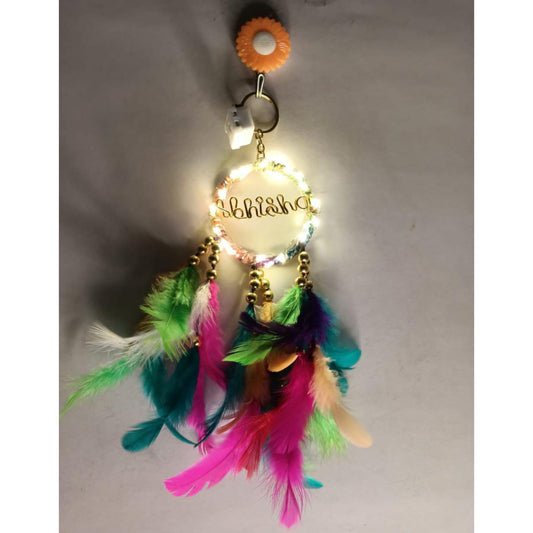 Wire Art Dreamcatcher Keychain