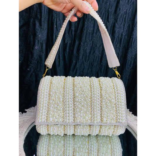 Pearl Flap Bag