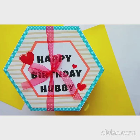 3 Layer Hexagonal Chocolate Explosion Box 18.0