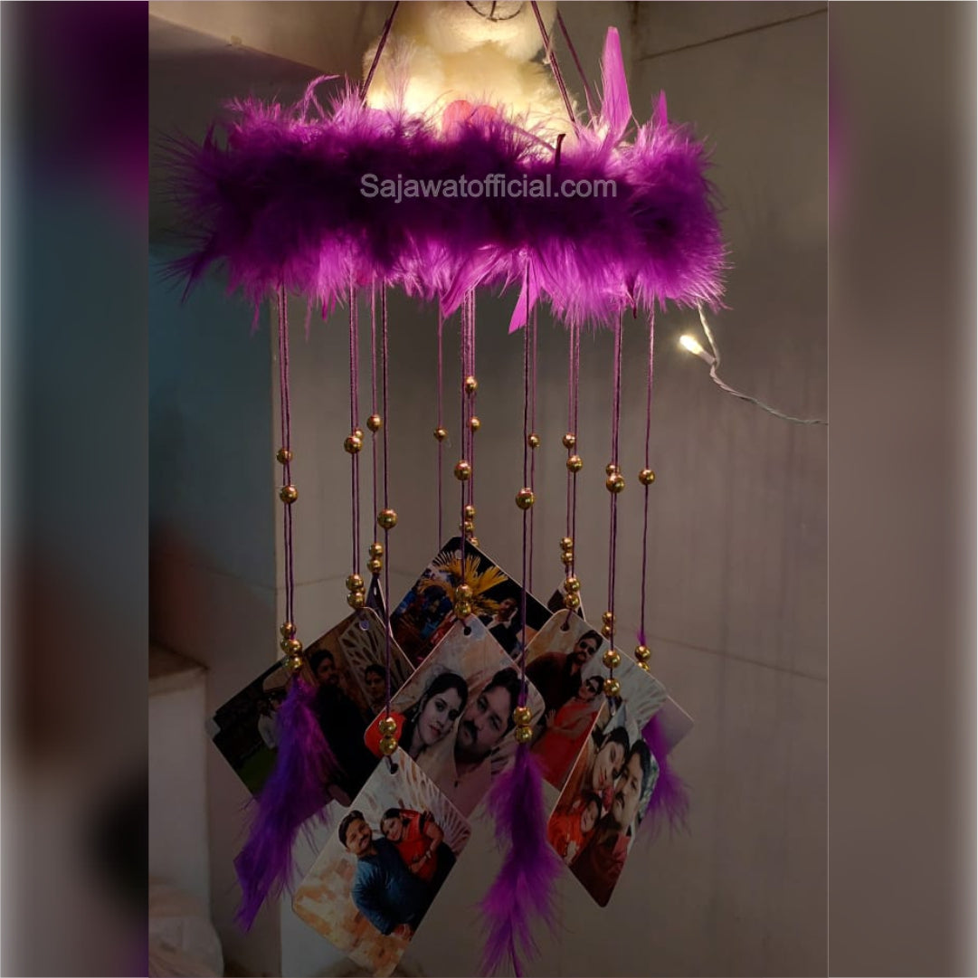 Fairy Lights Windchime With Teddy