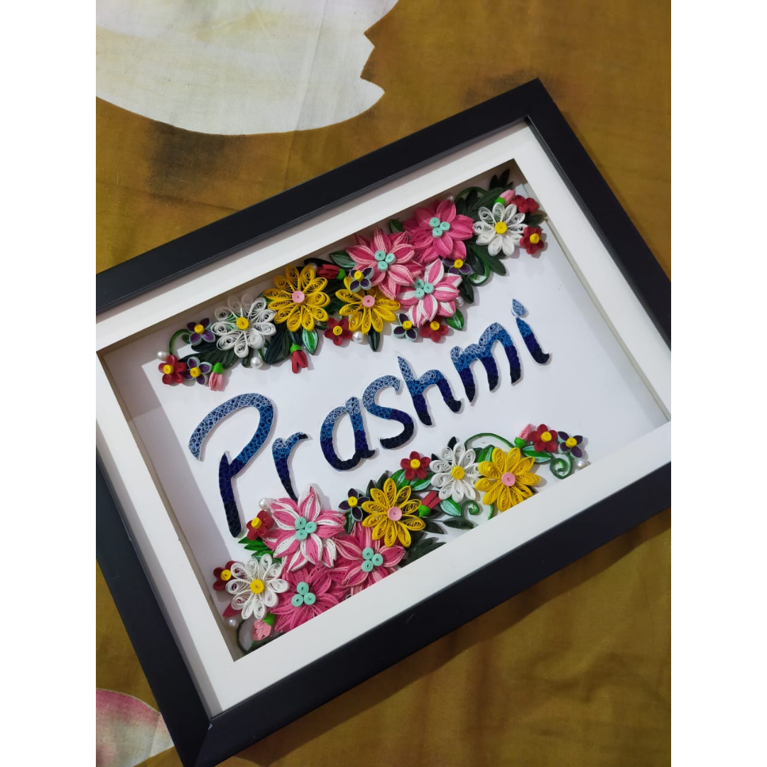 Name Quilling Frame