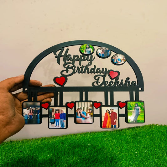 Semi-Circle 8 Photo Frame