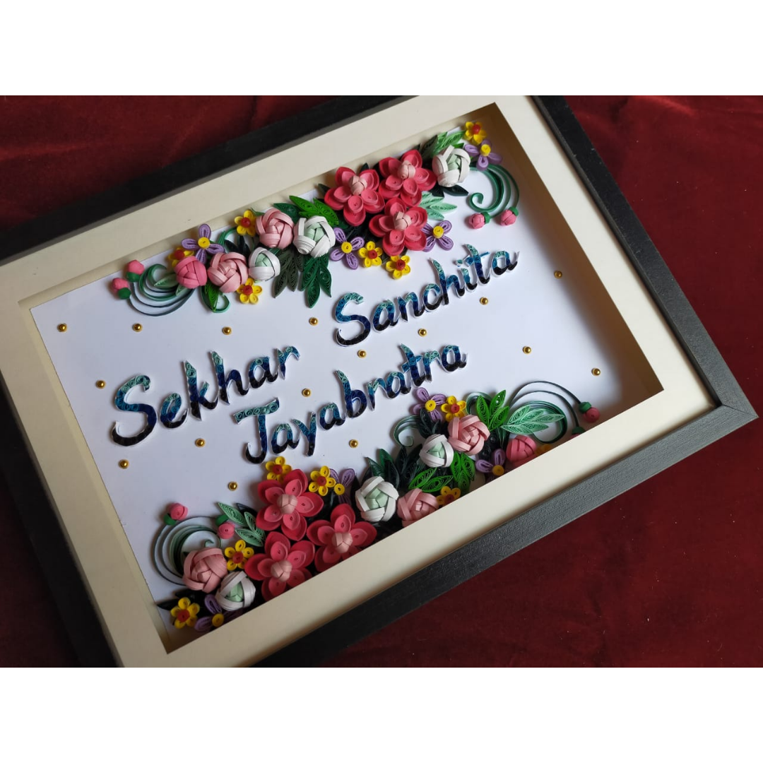 Name Quilling Frame