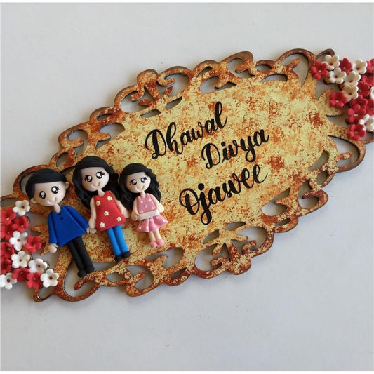 Custom Sculpture Kid's Nameplate